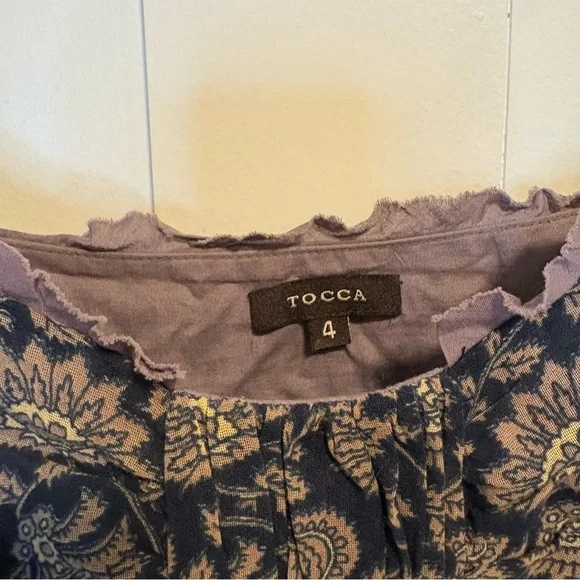 Tocca Sundress Floral Boho Size 4 Cotton - Picture 5 of 9